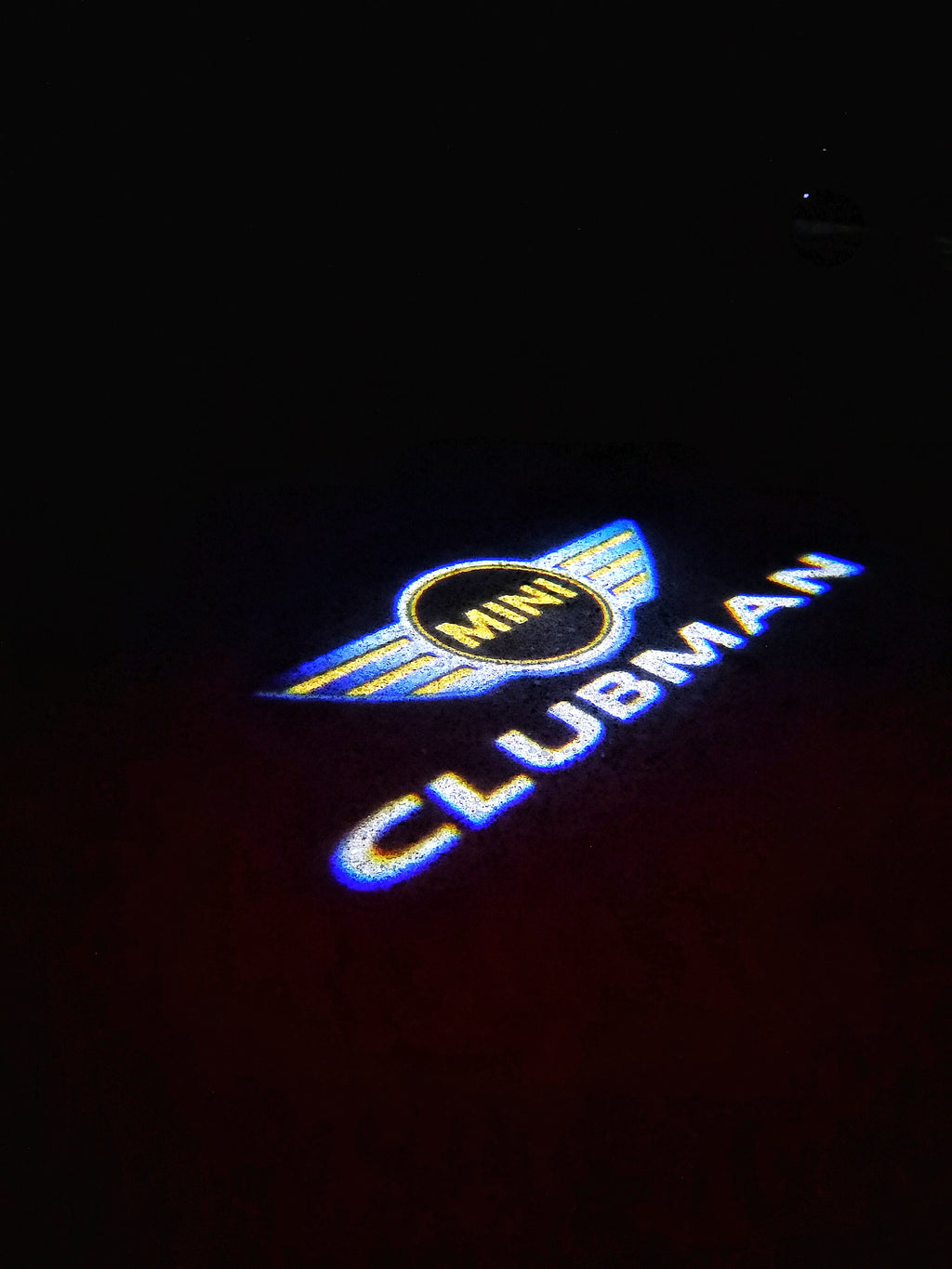 MINI CLUBMAN LOGO PROJECROTR LIGHTS Nr.119 (quantité 1 = 2 Logo Film / 2 feux de porte)