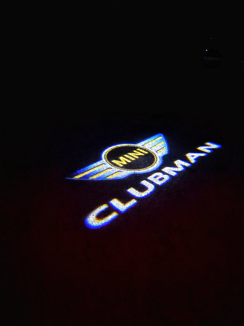 MINI CLUBMAN  LOGO PROJECROTR LIGHTS Nr.119 (quantity  1 =  2 Logo Film /  2 door lights)