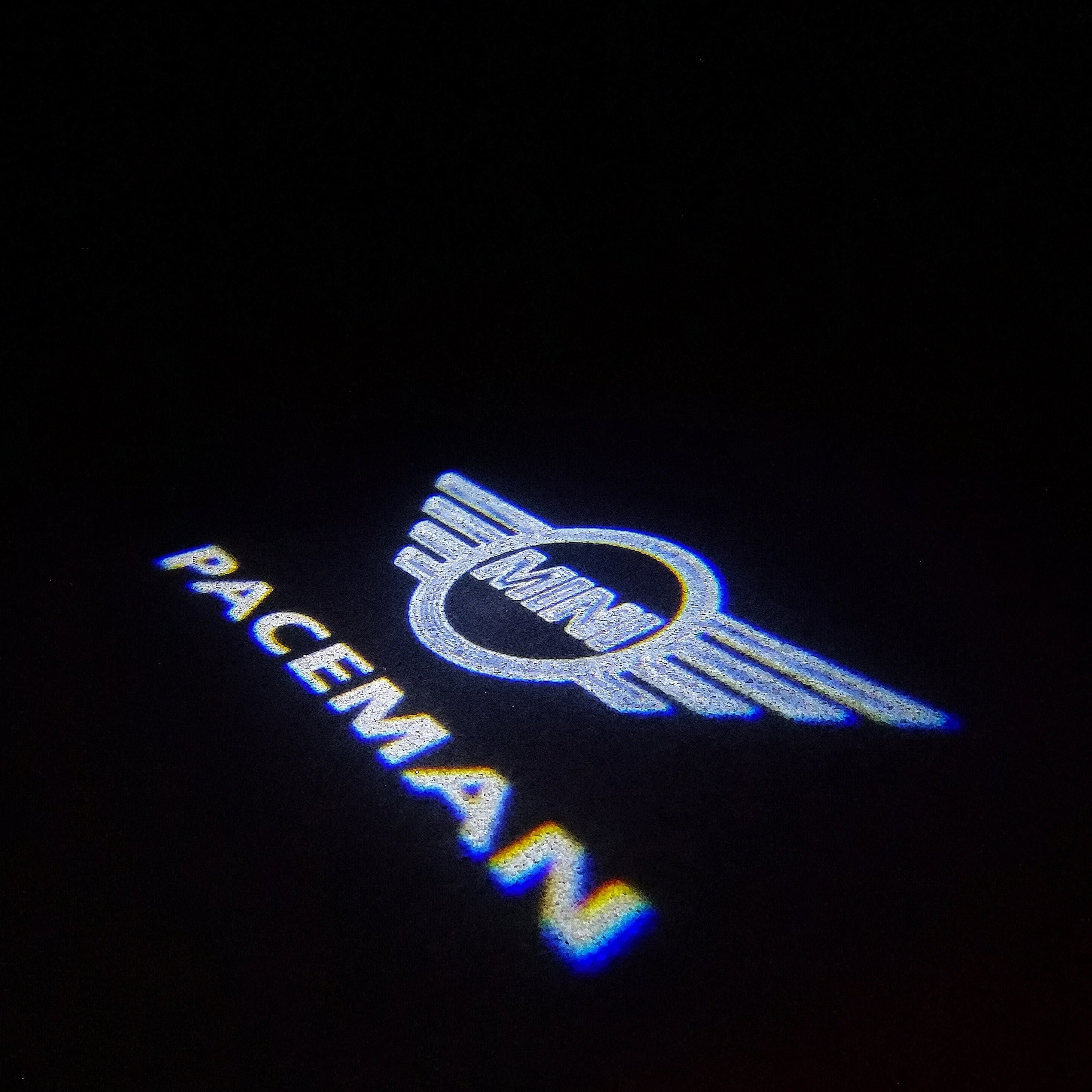 MINI PACEMAN LOGO PROJECROTR LIGHTS Nr.32 (quantité 1 = 2 Logo Film / 2 feux de porte)