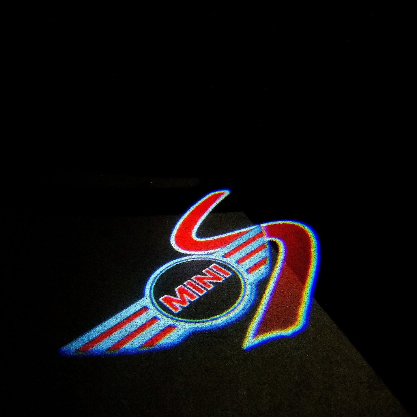 MINI S LOGO PROJECROTR LIGHTS Nr.54 (cantidad 1 = 2 logo película / 2 luces de puerta)