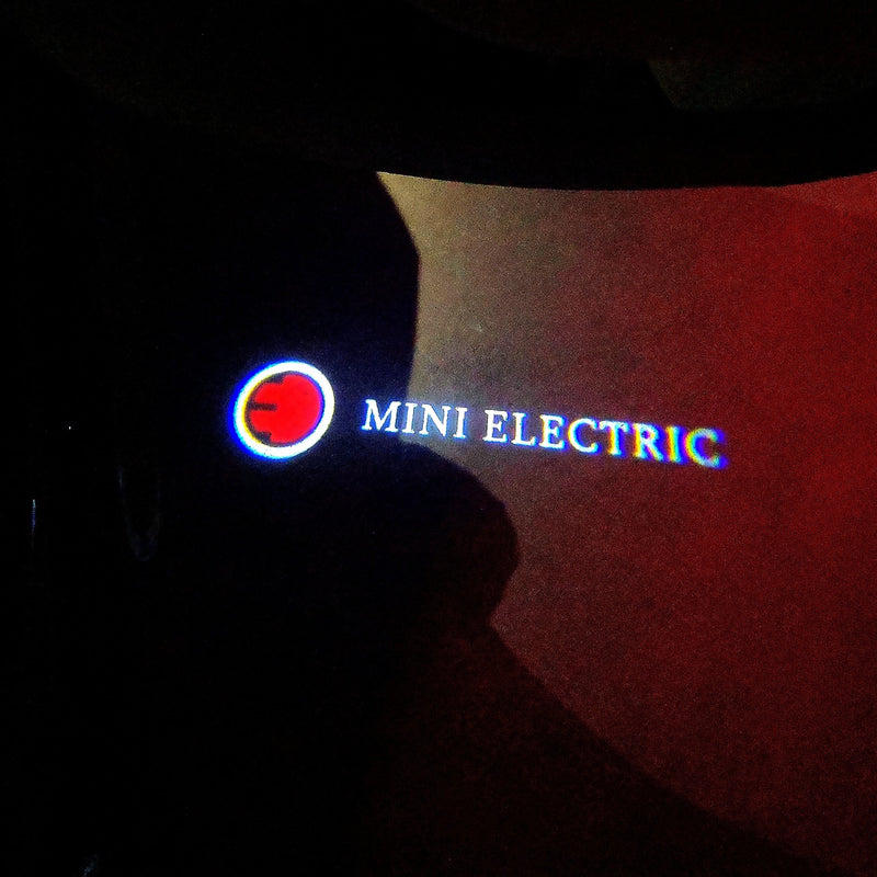 MINI ELECTRIC LOGO PROJECROTR LIGHTS Nr.65 (quantité 1 = 2 Logo Film / 2 feux de porte)