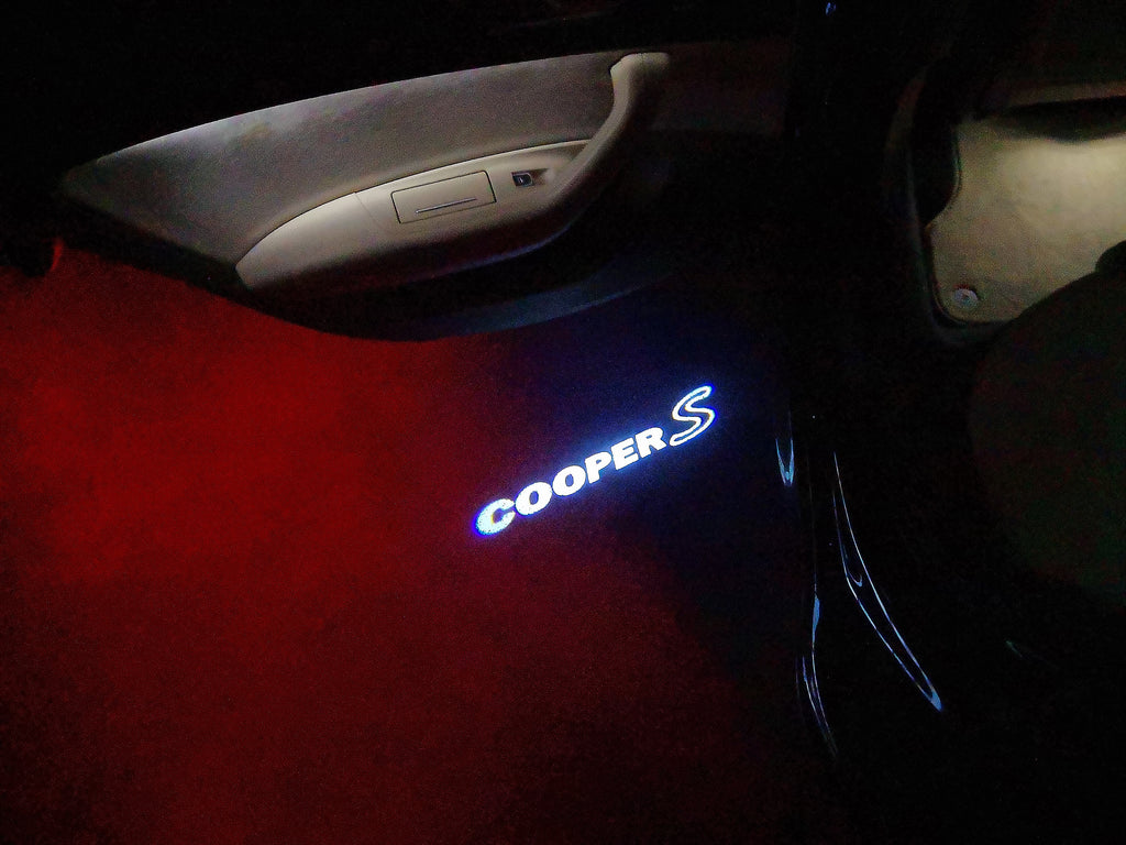 COOPER S LOGO PROJECROTR LIGHTS Nr.68 (Menge 1 = 2 Logo Film / 2 Türlichter)