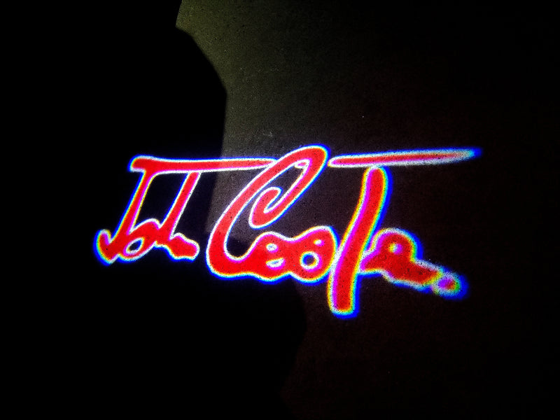 JOHN COOPER LOGO PROJECROTR LIGHTS Nr.113 (quantità 1 = 2 Logo Film / 2 luci porta)