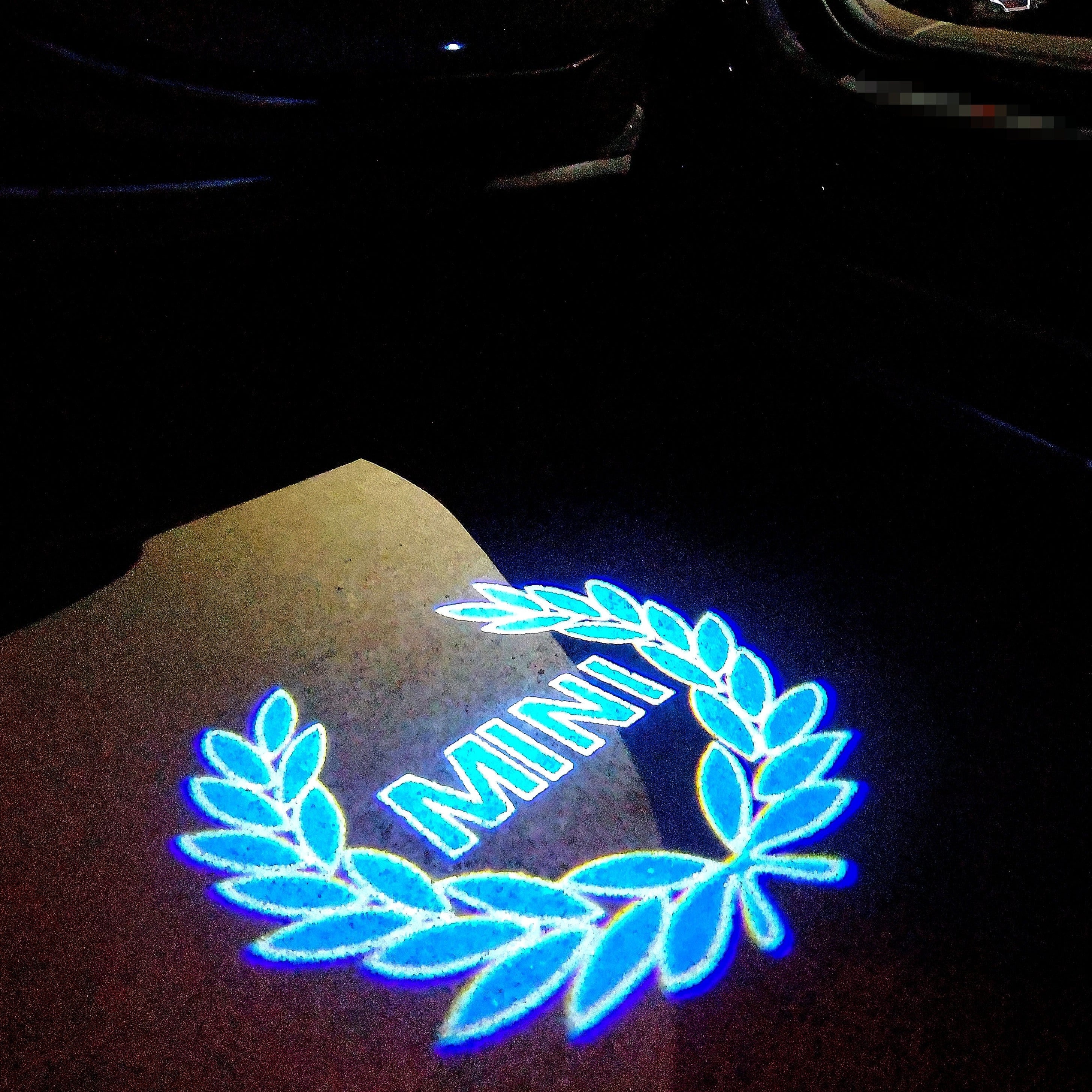 MINI LOGO PROJECROTR LIGHTS Nr.91 (quantité 1 = 2 Logo Film / 2 feux de porte)