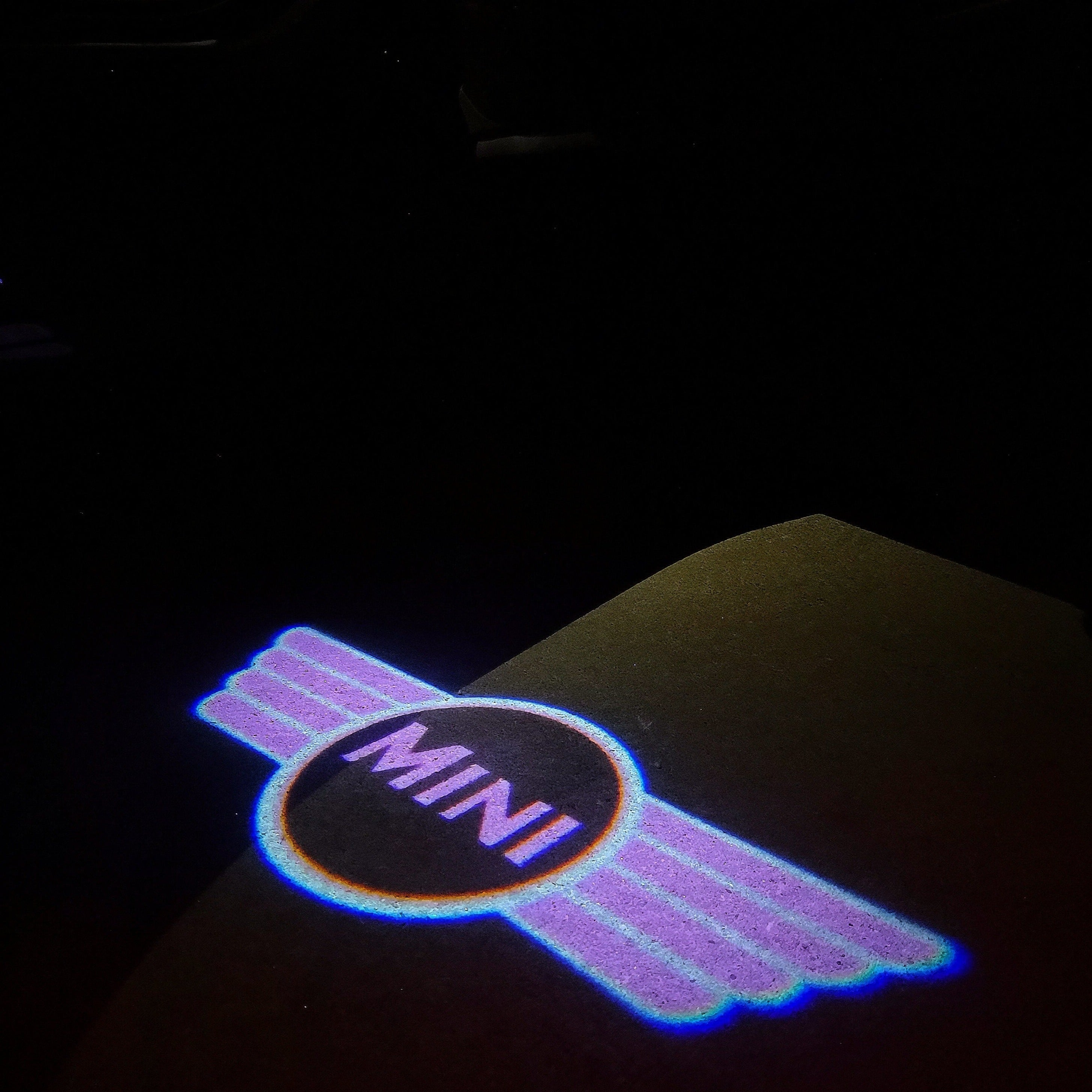 LUCI PROIETTORI MINI LOGO Nr.22 (quantità 1 = 2 Logo Film / 2 luci porta)