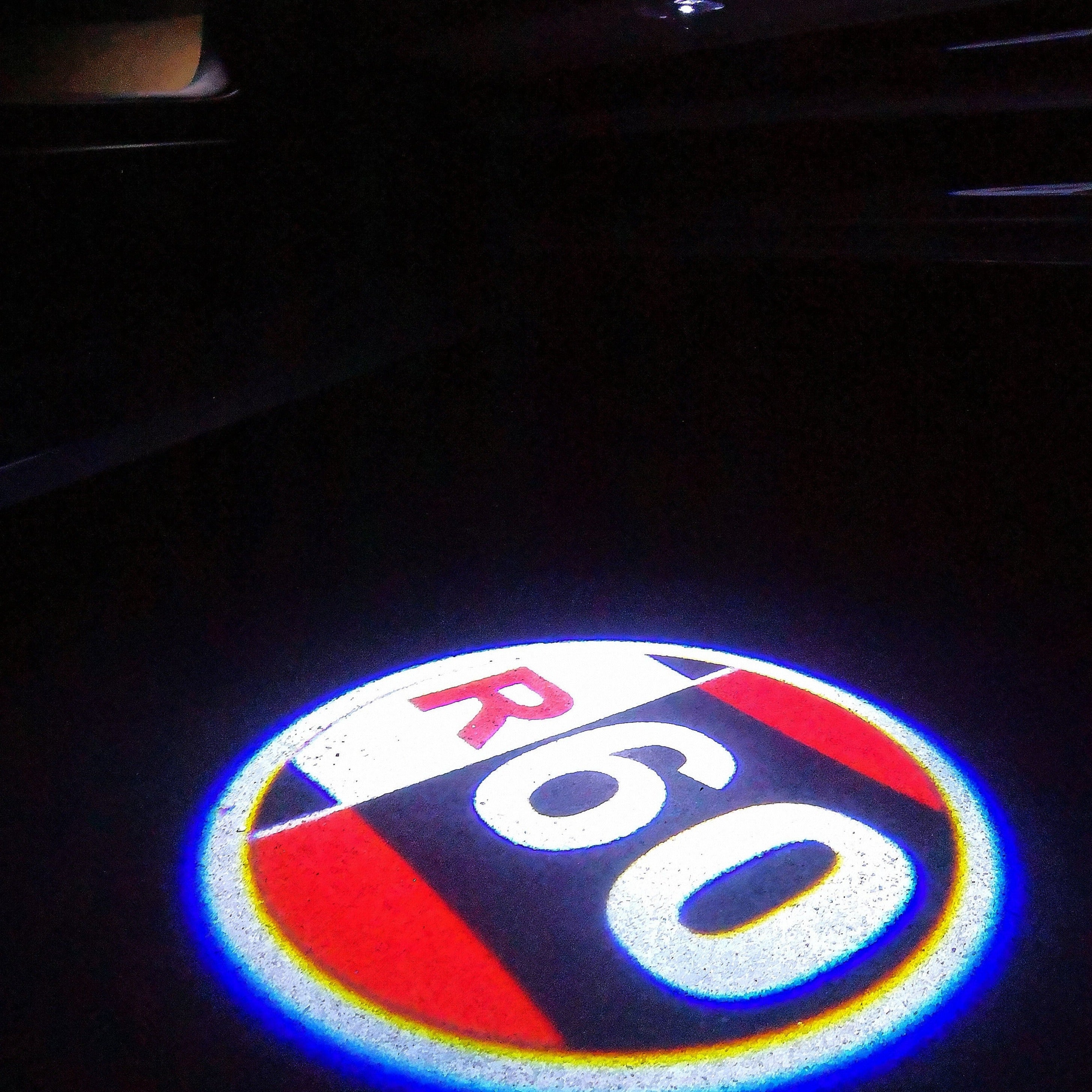 R 60 LOGO PROJECROTR LIGHTS Nr.73 (quantité 1 = 2 Film Logo / 2 lumières de porte)