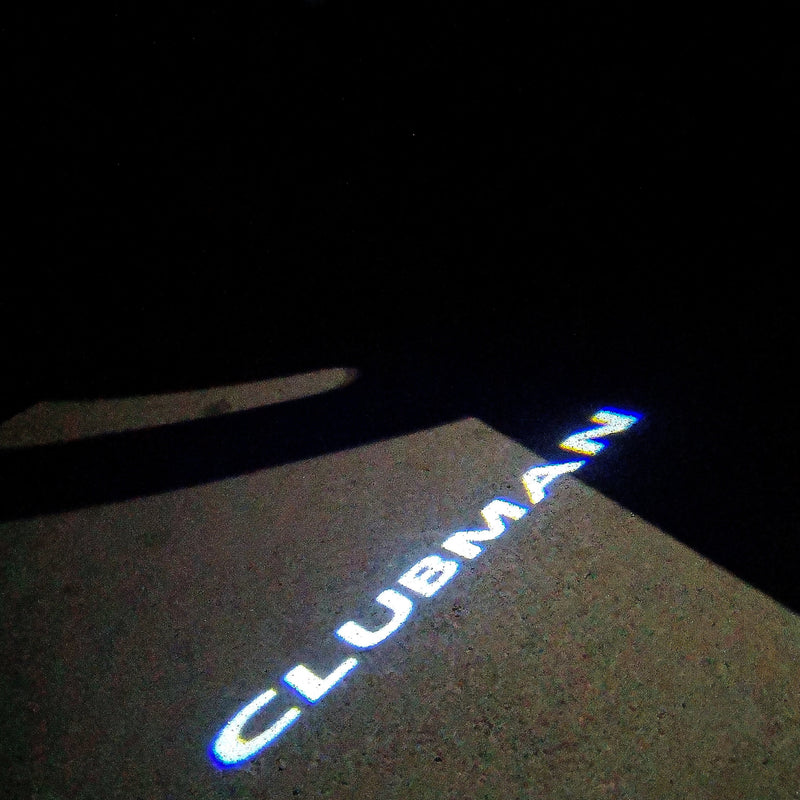 MINI CLUBMAN LOGO PROJECROTR LIGHTS Nr.69 (quantity  1 =  2 Logo Film /  2 door lights)