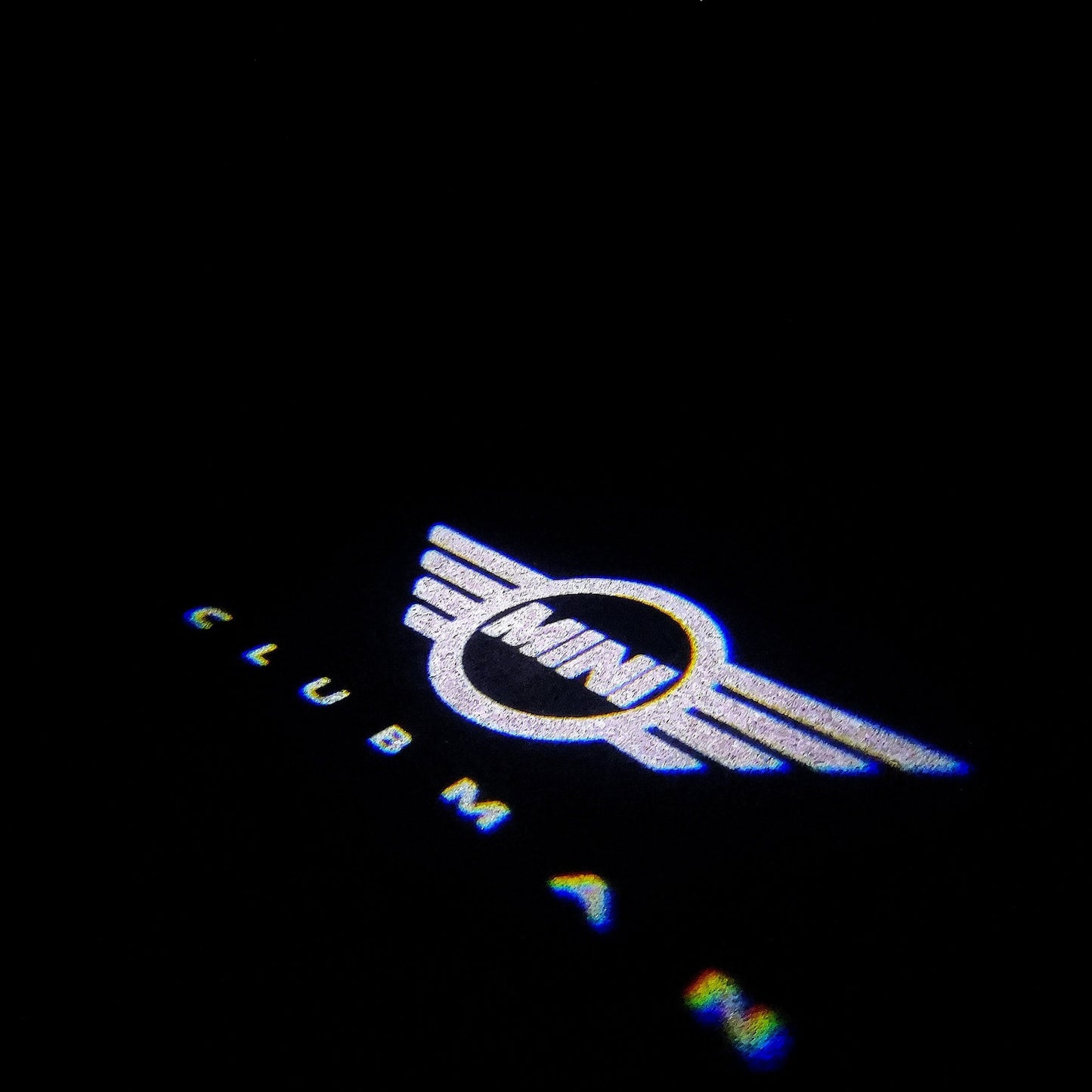 MINI CLUBMAN LOGO PROJECROTR LIGHTS Nr.149 (Menge 1 = 2 Logo Film / 2 Türleuchten)