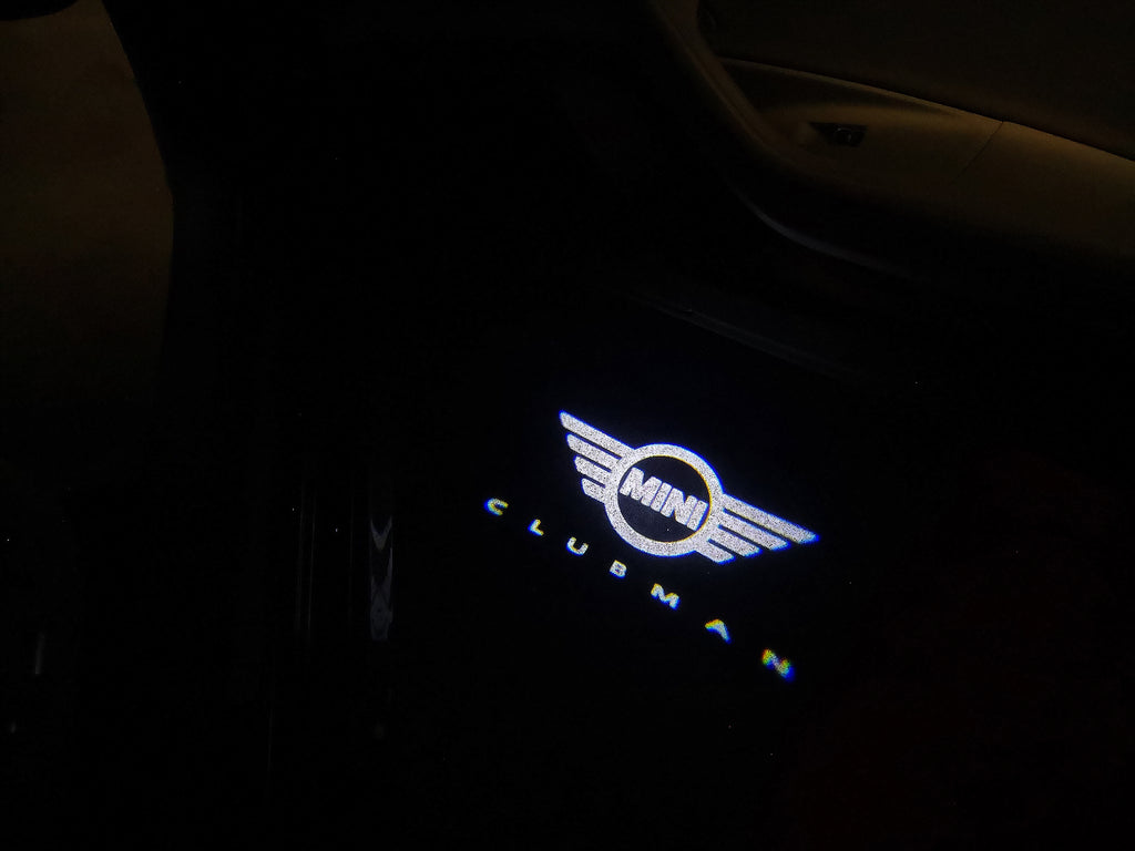 MINI CLUBMAN LOGO PROJECROTR LIGHTS Nr.126 (quantité 1 = 2 Logo Film / 2 feux de porte)