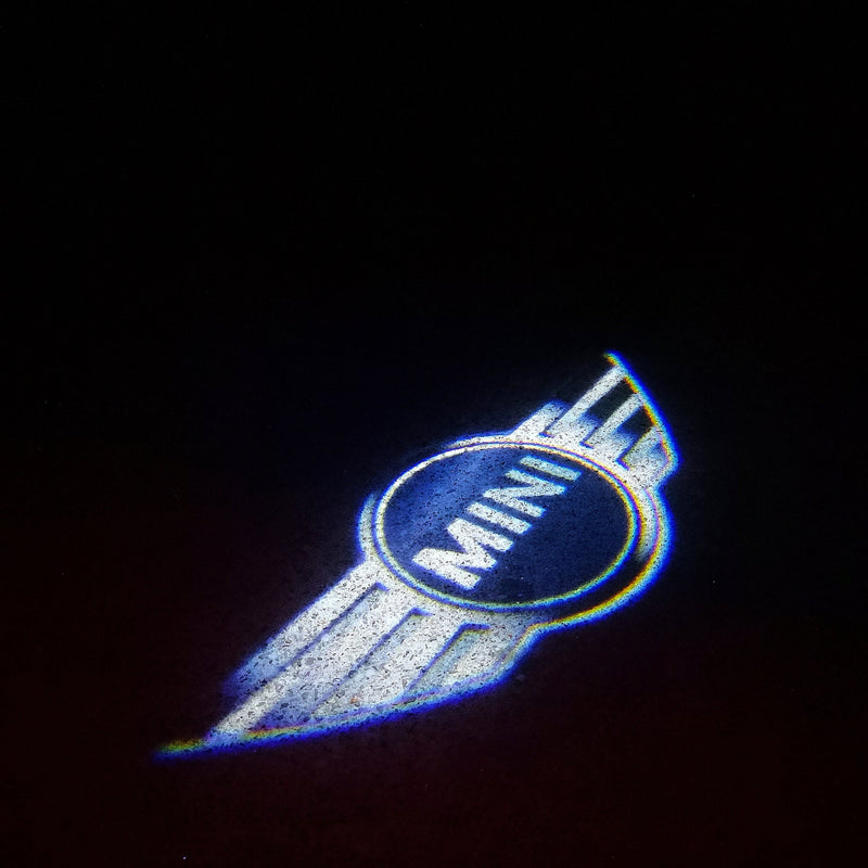 MINI ORIGINAL LOGO PROJECROTR LIGHTS Nr.06 (quantity  1 =  2 Logo Film /  2 door lights)