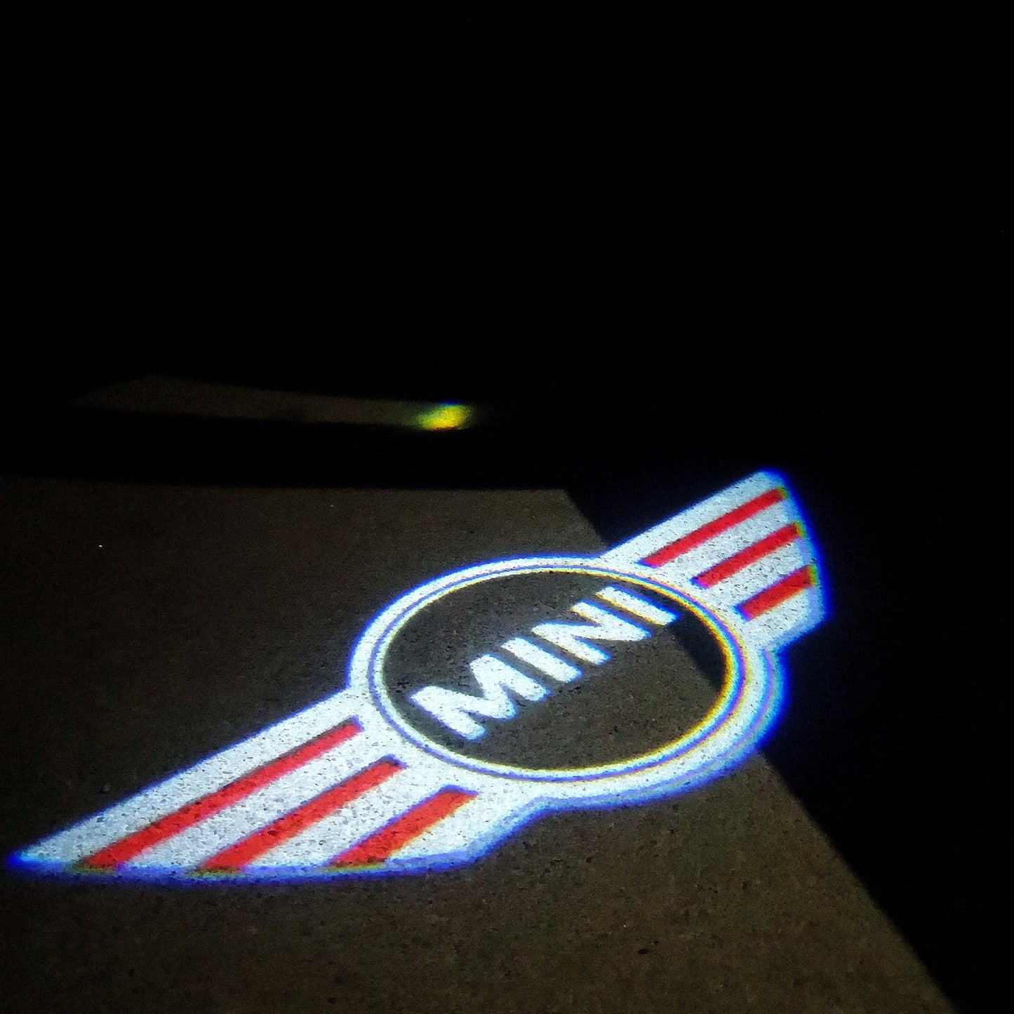 MINI LOGO PROJECTOR LIGHTS Nr.05 (Menge 1 = 2 Logo Film / 2 Türlichter)