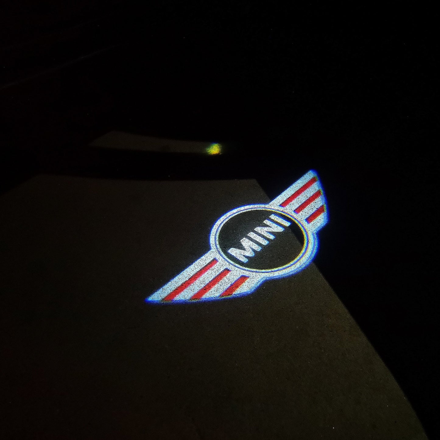 MINI LOGO PROJECTOR LIGHTS Nr.05 (Menge 1 = 2 Logo Film / 2 Türlichter)