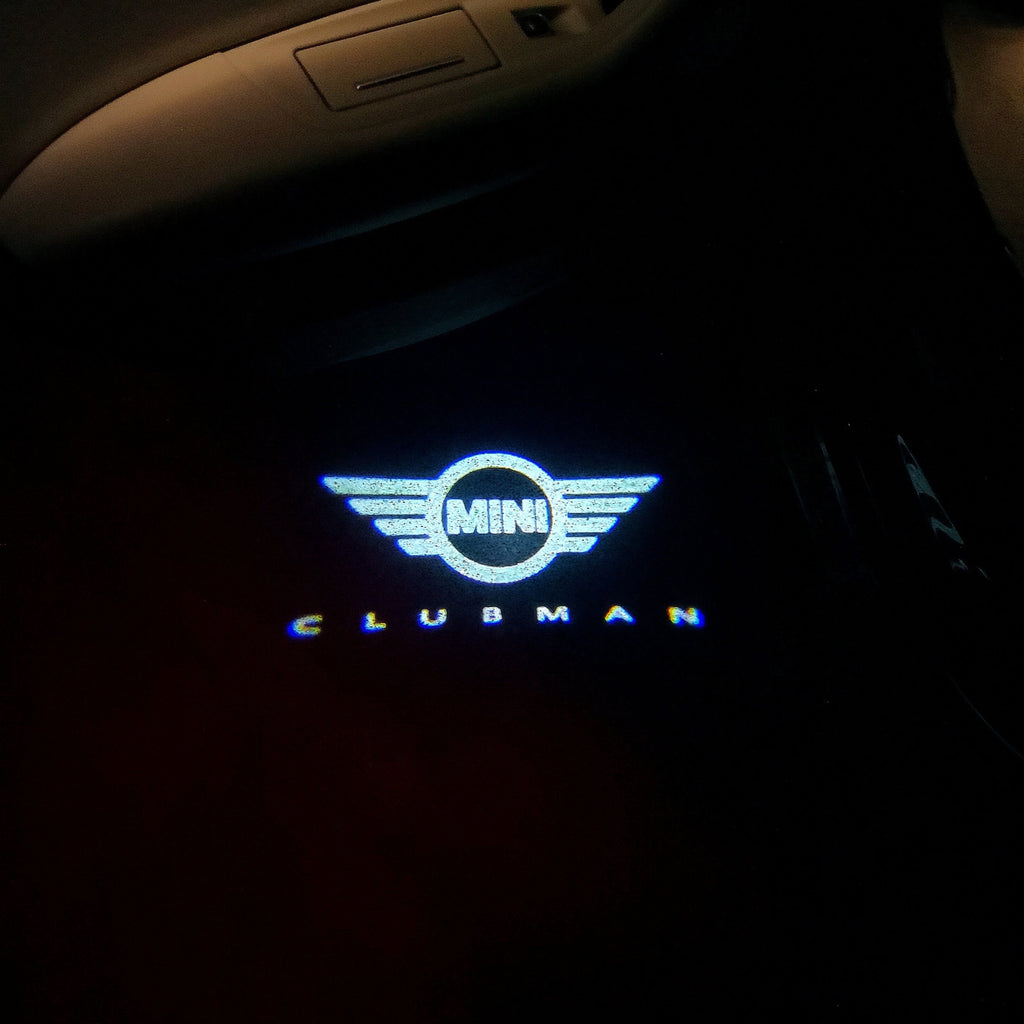 MINI CLUBMAN LOGO PROJECTOR LIGHTS Nr.133 (quantité 1 = 2 Film Logo / 2 feux de porte)
