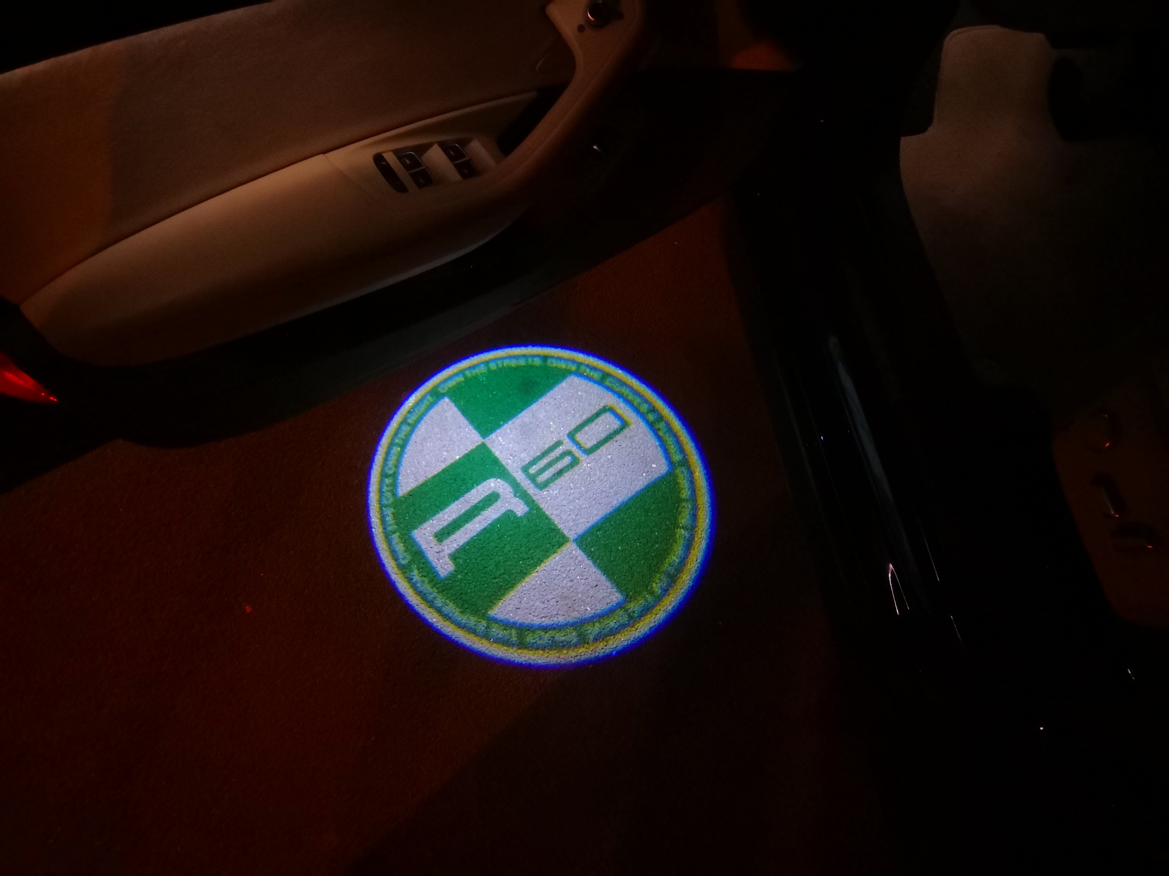 MINI R60 LOGO PROJECTOR LIGHTS Nr.152 (Menge 1 = 2 Logo Film / 2 Türlichter)