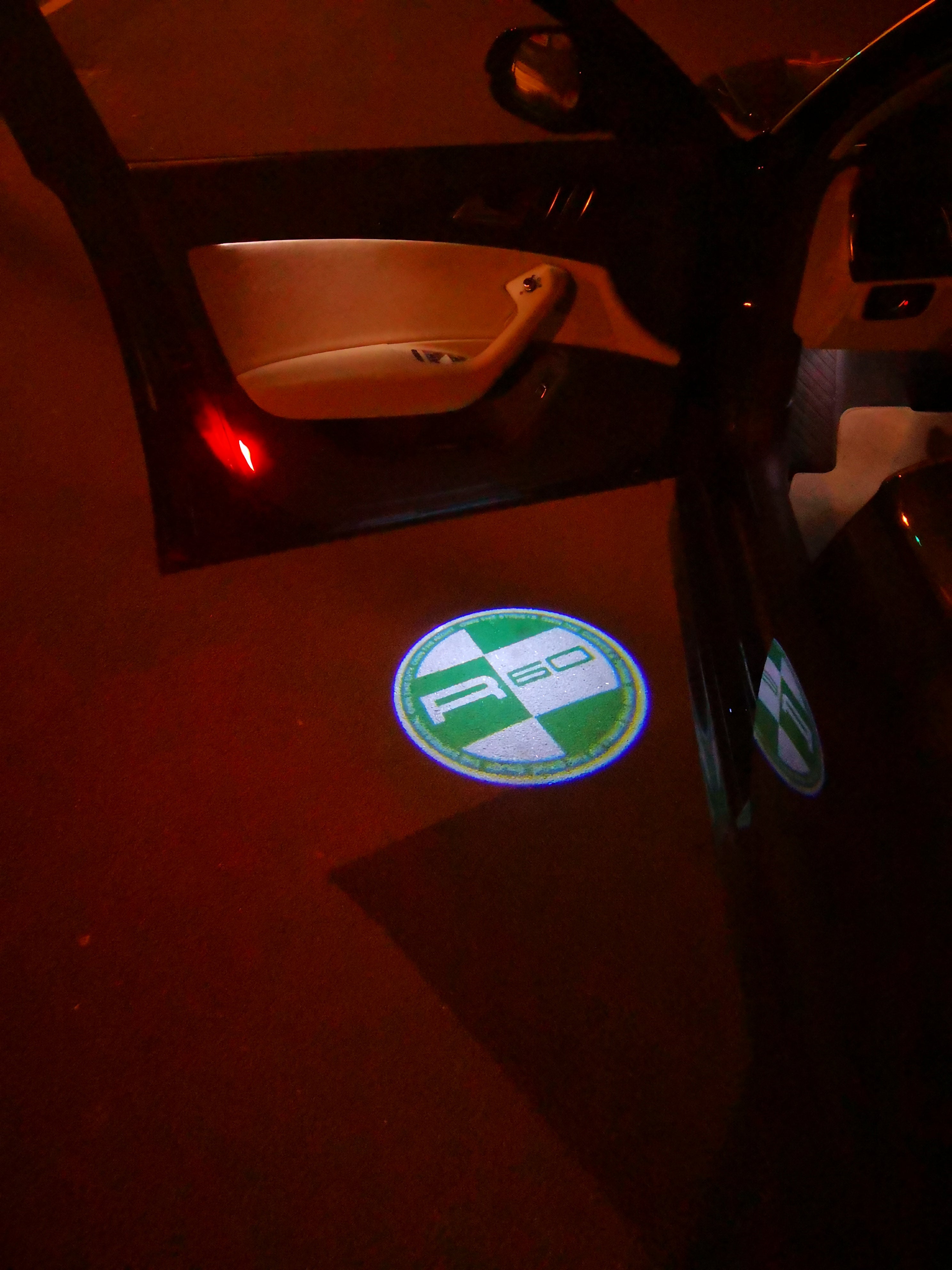 MINI R60 LOGO PROJECTOR LIGHTS Nr.152 (Menge 1 = 2 Logo Film / 2 Türlichter)