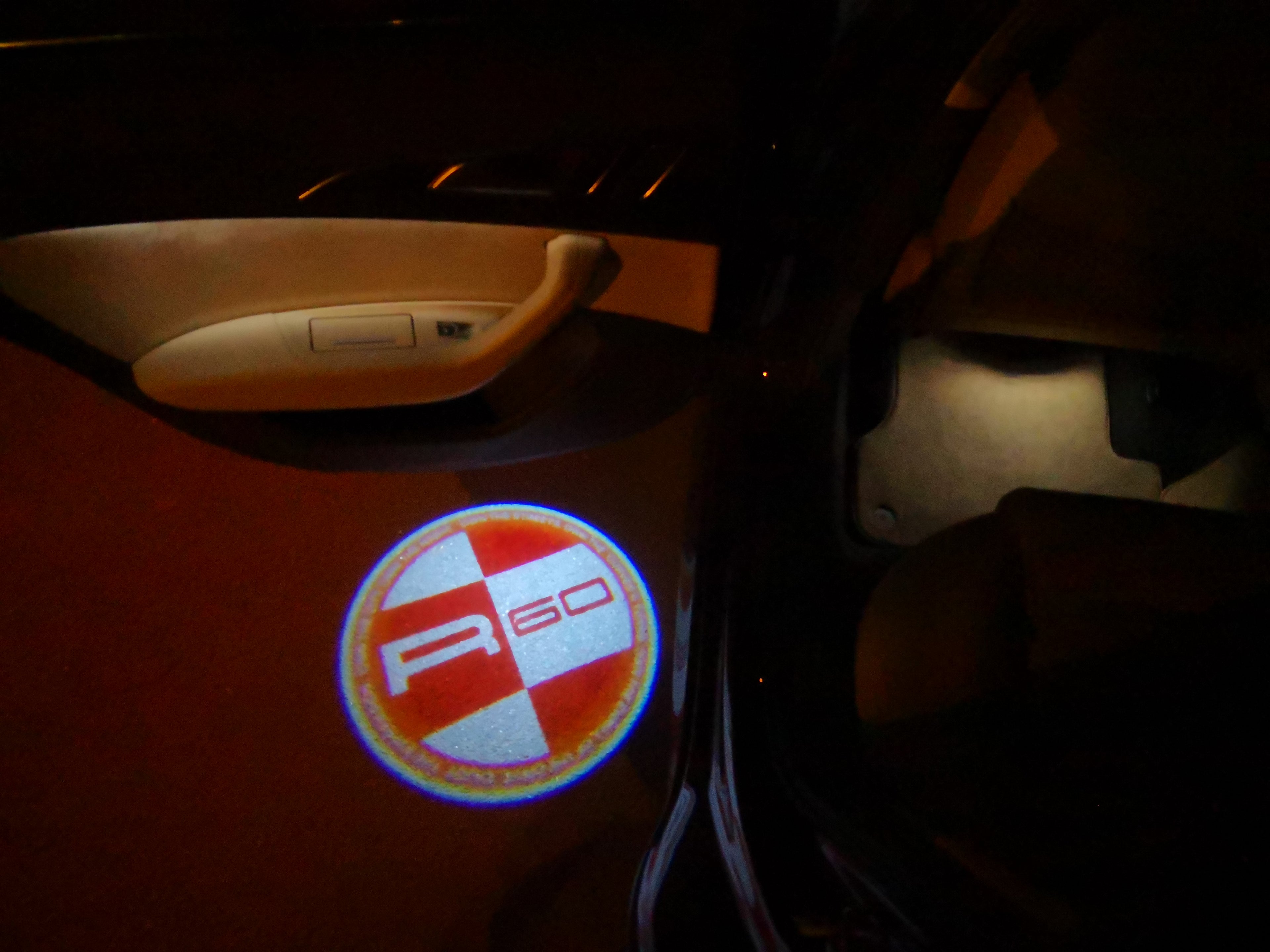 MINI R 60 LOGO PROJECROTR LIGHTS Nr.155 (quantité 1 = 2 Logo Film / 2 feux de porte)