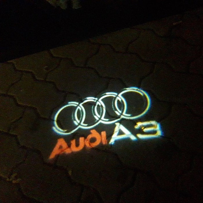 41 Audi logo Projection LAMP (quantity 1 = 2 logo Film / 2 door LAMP)