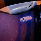 SKODA OCTAVIA LOGO PROJECTOT LIGHTS Nr.101 (quantity  1 =  2 Logo Film /  2 door lights)