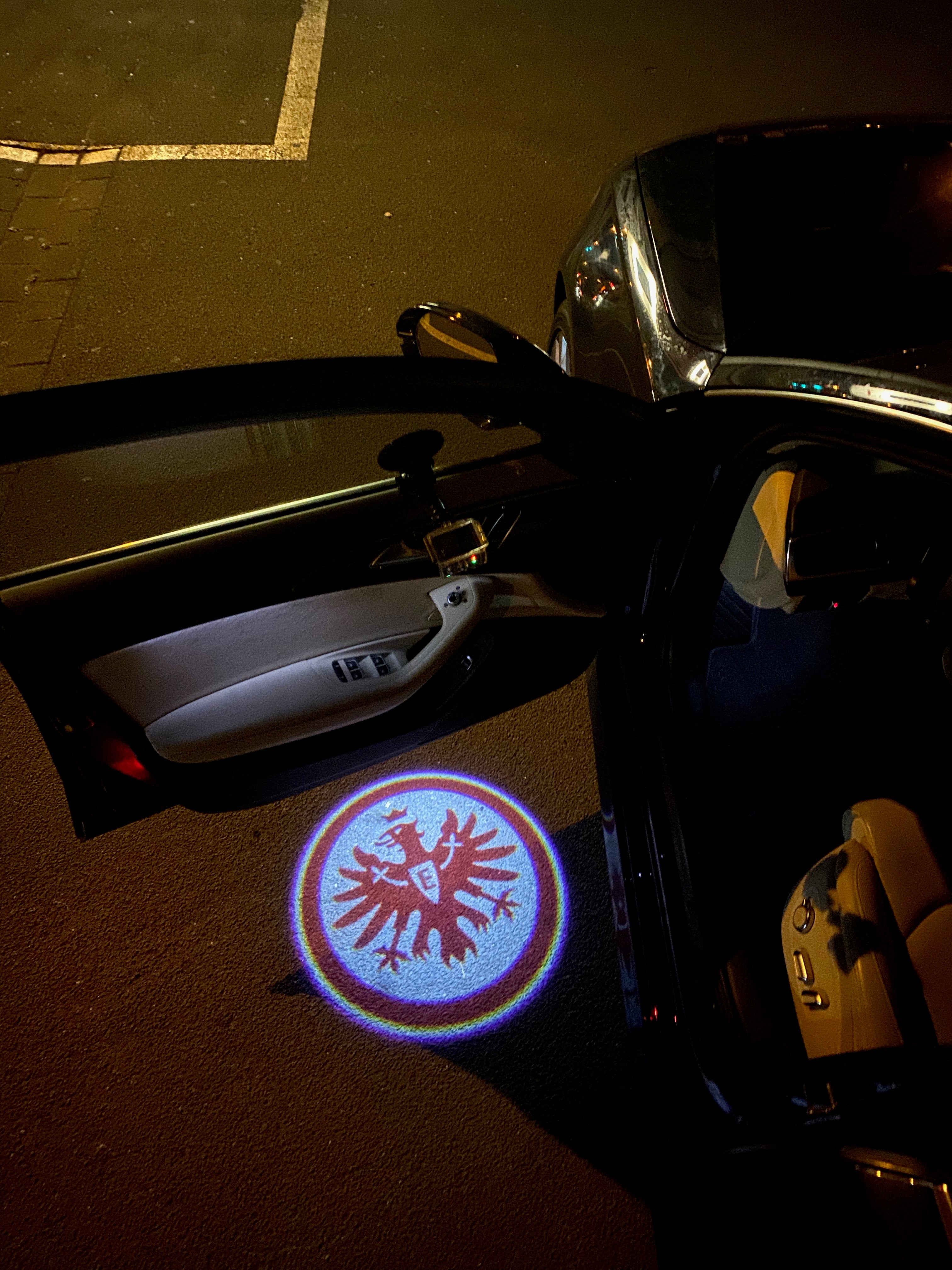 Football CLUB FRANKFURT  Logo door lights Nr.237  (quantity 1 = 2 Logo Films /2 door lights）