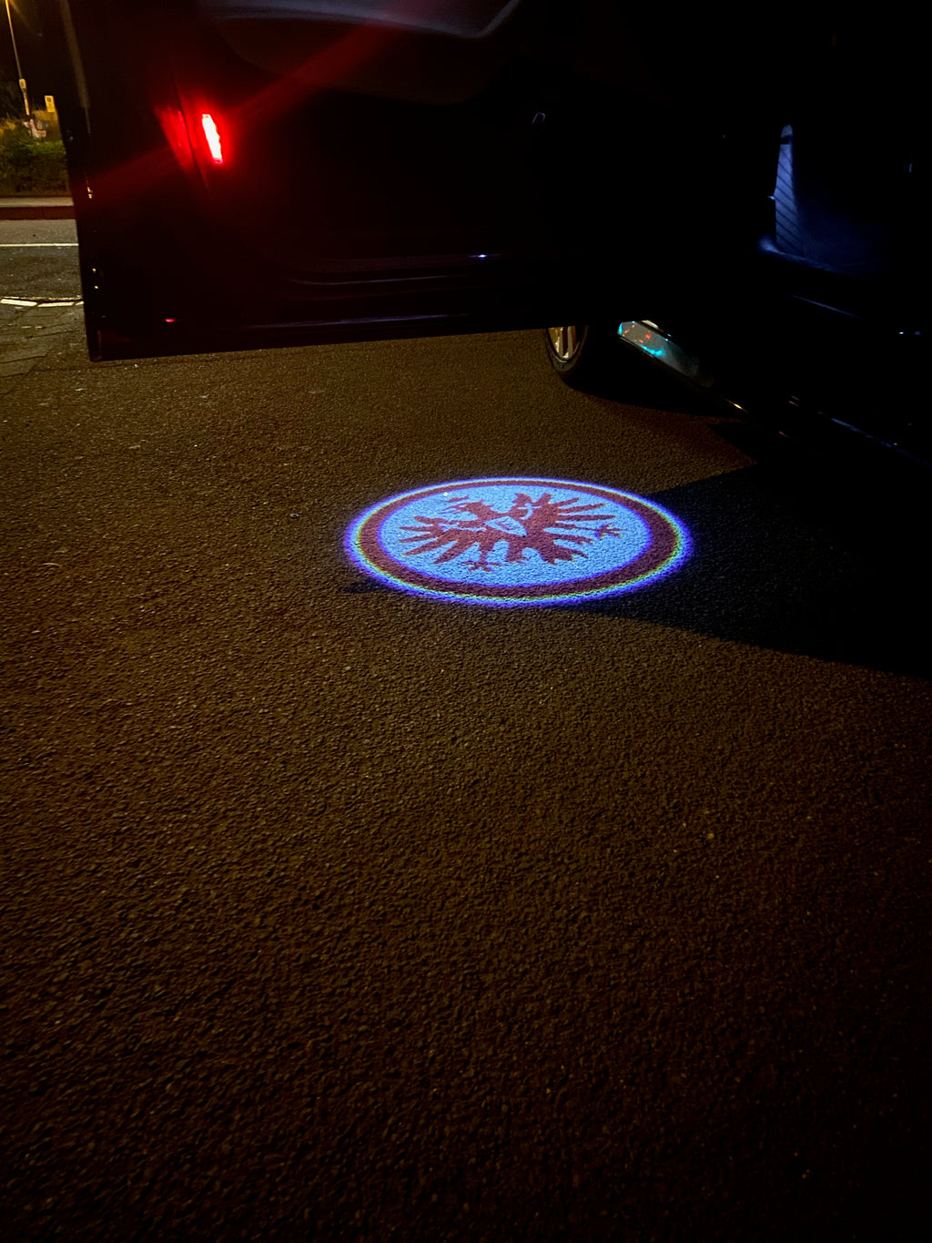 Football CLUB FRANKFURT  Logo door lights Nr.237  (quantity 1 = 2 Logo Films /2 door lights）