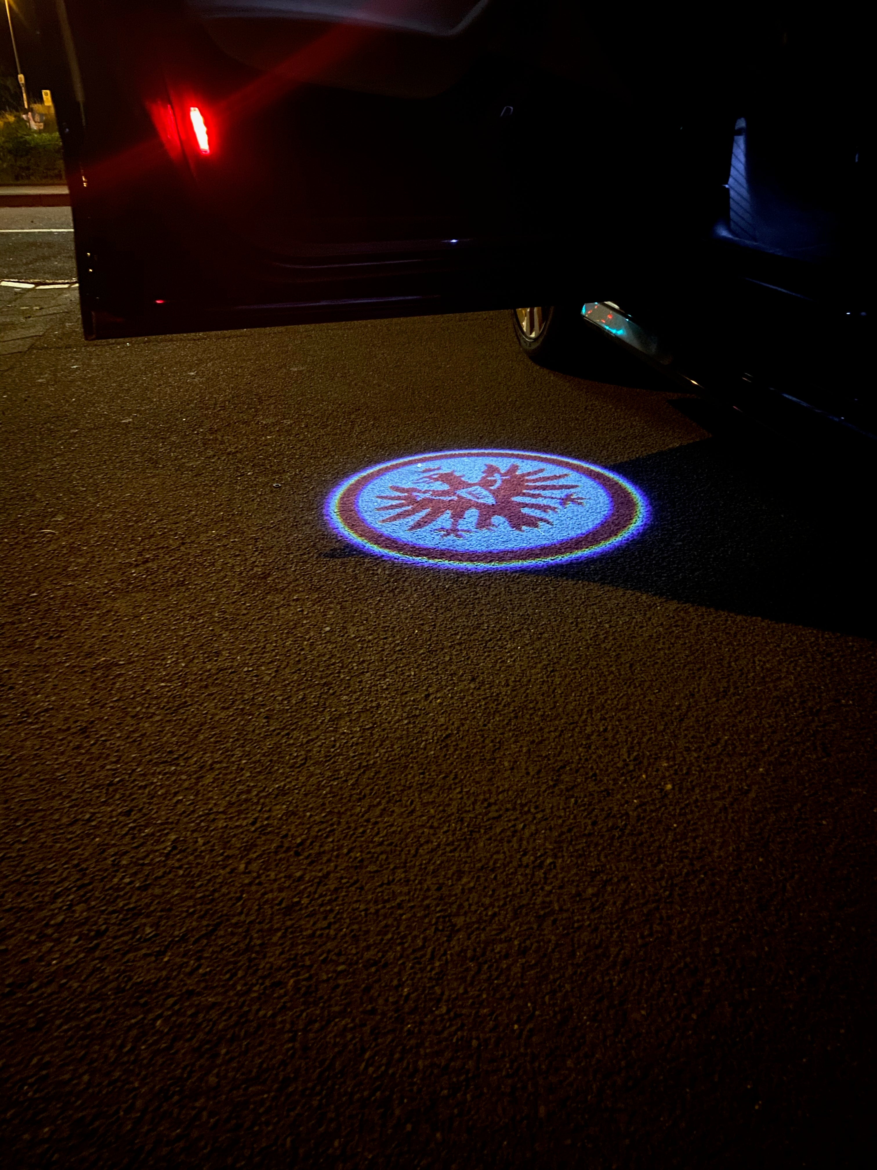 Football CLUB FRANKFURT  Logo door lights Nr.237  (quantity 1 = 2 Logo Films /2 door lights）