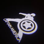 Captian America Logo Nr.248 (Menge 1 = 2 Logofilme /2 Türleuchten)