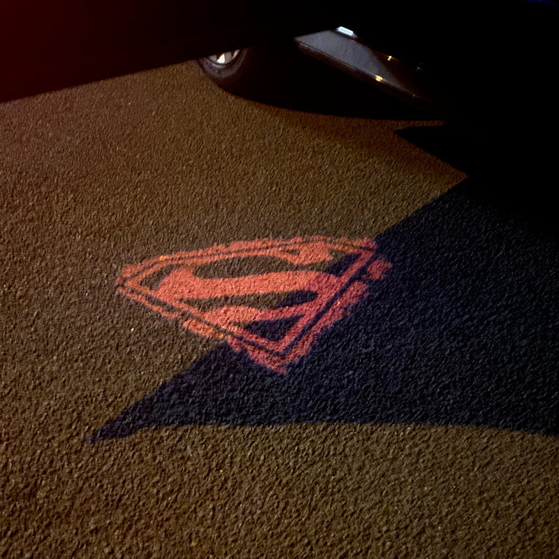 Super Man Logo Nr.216 (quantità 1 = 2 Logo Films / 2 luci porta）