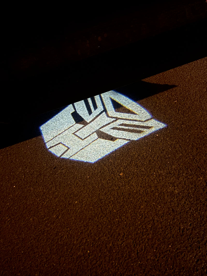 Transformers Logo door lights Nr.254  (quantity 1 = 2 Logo Films /2 door lights）Movie Series Logo