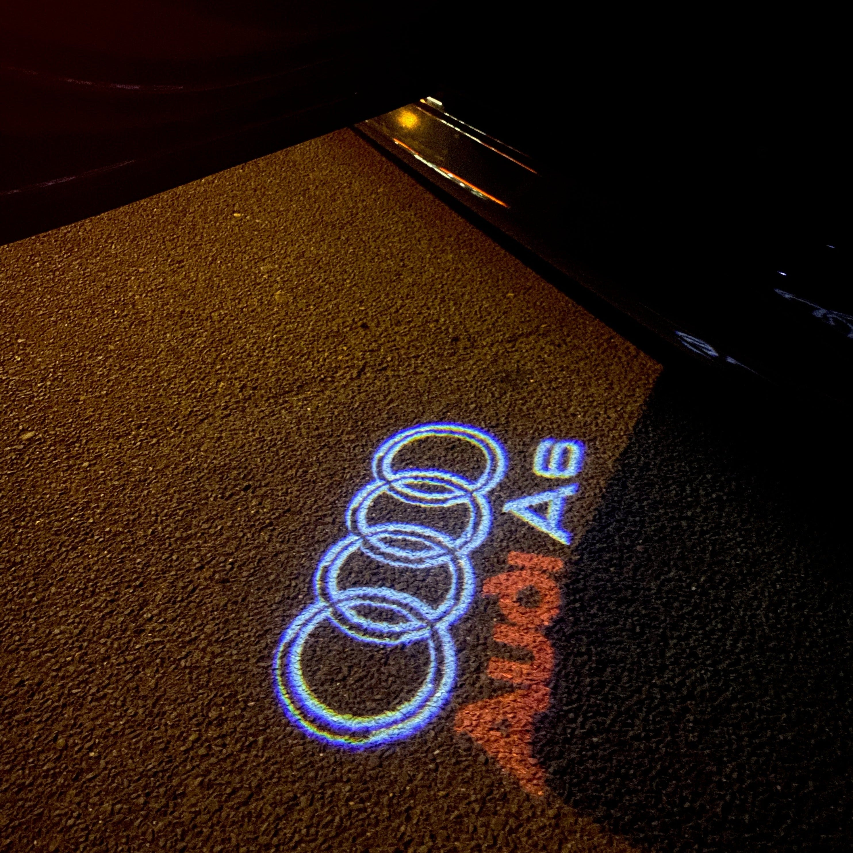 AUDI LOGO PROJECT LIGHTS Nr.44 (quantità 1= 2 Logo Films /2 porta luci）