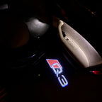 AUDI LOGO PROJECTOT LICHTER Nr. 80 (menge 1 = 2 Logo Filme /2 tür lichter）