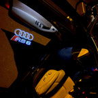 AUDI LOGO PROJECTOT LIGHTS Nr.137 (cantidad 1 = 2 logo films /2 luces de puerta)
