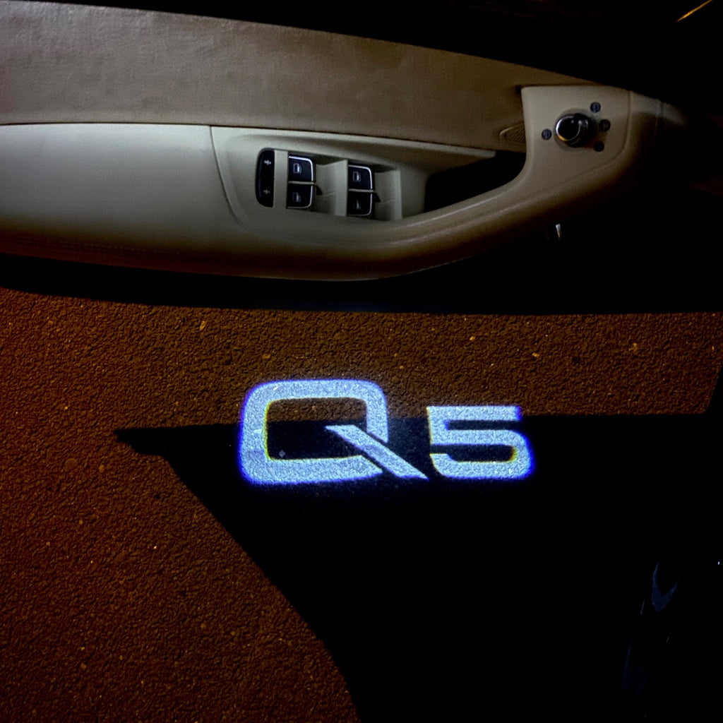 AUDI LOGO PROJECTOT LIGHTS Nr.101 (quantità 1 = 2 Logo Films /2 luci porta)