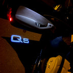 AUDI LOGO PROJECTOT LIGHTS Nr.101 (quantità 1 = 2 Logo Films /2 luci porta)
