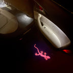 AUDI QUATTRO GECKO LOGO PROJECROTR LIGHTS Nr.66 (Menge 1 = 2 Logo Films /2 Türlichter in der Kombi-Zone Nr.65289;