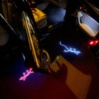 AUDI QUATTRO GECKO LOGO PROJECROTR LIGHTS Nr.66 (Menge 1 = 2 Logo Films /2 Türlichter in der Kombi-Zone Nr.65289;