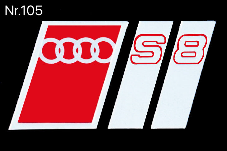 AUDI LOGO PROJECTOT LIGHTS Nr.103 (cantidad 1 = 2 logo films /2 luces de puerta)