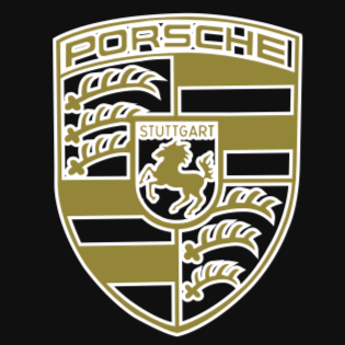 LUCES DE PROYECTO CON LOGO ORIGINAL PORSCHE Nr.01 (cantidad 1 = 2 Película de logotipo / 2 luces de puerta)