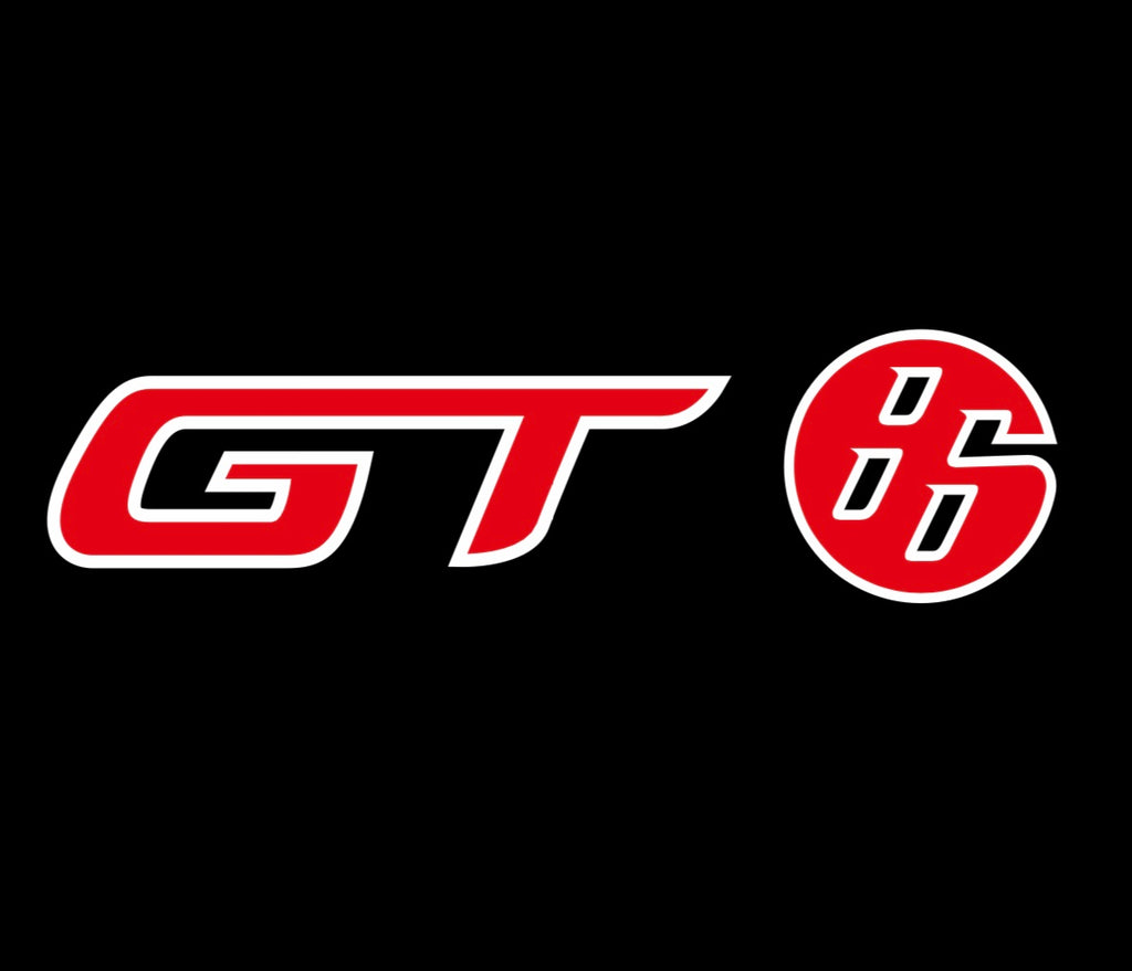 TOYOTA  GT86 LOGO PROJECROTR LIGHTS Nr.06 (quantity 1 = 2 Logo Films /2 door lights）