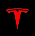TESLA LOGO PROJECROTR LIGHTS Nr.1522 (quantity  1 =  2 Logo Film /  2 door lights)