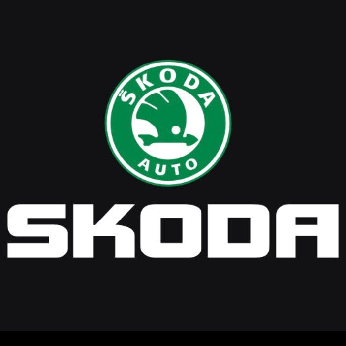 SKODA LOGO PROJECTOT LIGHTS Nr.14 (cantidad 1 = 2 logo película / 2 luces de puerta)