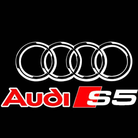 AUDI LOGO PROJECTOR LIGHTS Nr.35 (Menge 1 = 2 Logo Films / 2 Türlichter)
