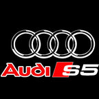 AUDI LOGO PROJECTOR LIGHTS Nr.35 (Menge 1 = 2 Logo Films / 2 Türlichter)