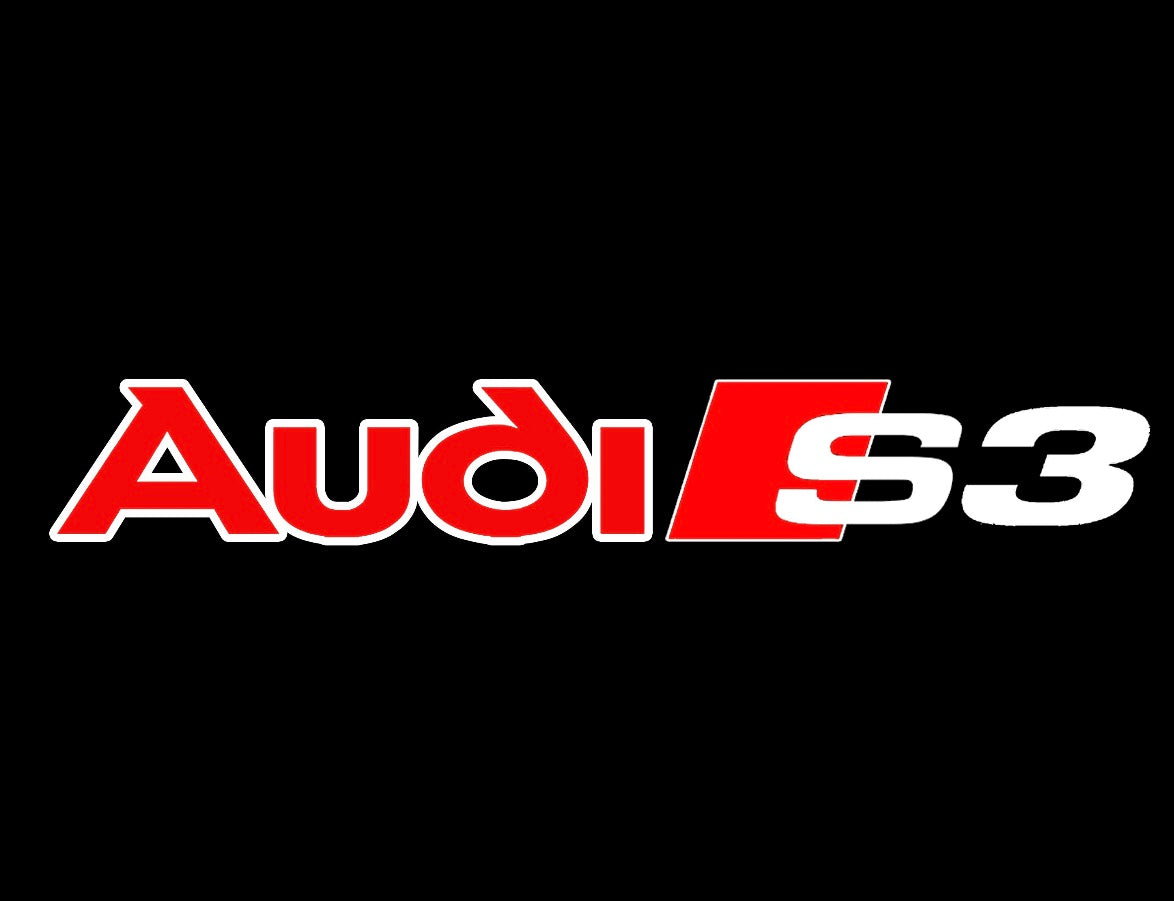 AUDI S3 LOGO PROJECTOT LIGHTS Nr.87 (quantity 1 = 2 Logo Films /2 door ...