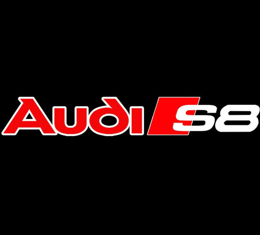 LUCES DE PROYECTOR LOGO AUDI Nr.94 (cantidad 1 = 2 películas con logotipo / 2 luces de puerta)