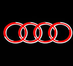 أودي حلقة شعار PROJECTOT أضواء Nr.143 (كمية 1 = 2 شعار الأفلام / 2 أضواء الباب)