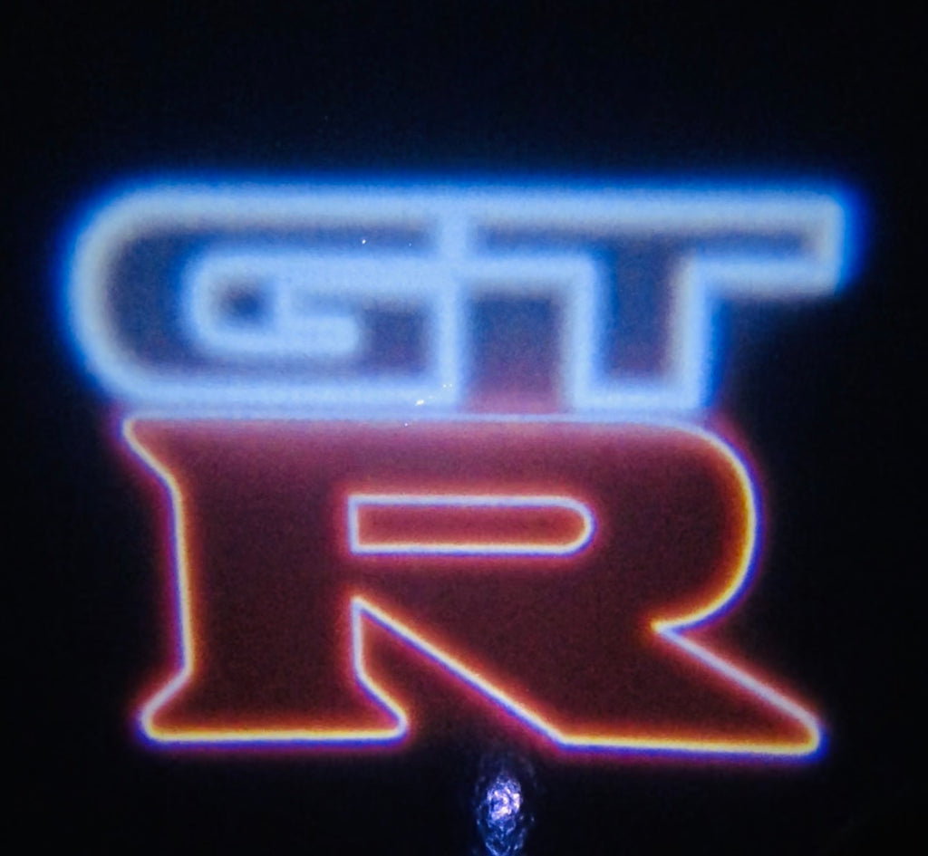 GTR PROJECTOT LIGHTS Nr.04 (Anzahl 1 = 2 Logo-Folien / 2 Türleuchten）