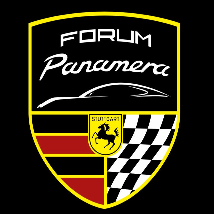 PORSCHE Panamera LOGO PROJECTOT LUCES N ° 04 (cantidad 1 = 2 Película de logotipo / 2 luces de puerta)