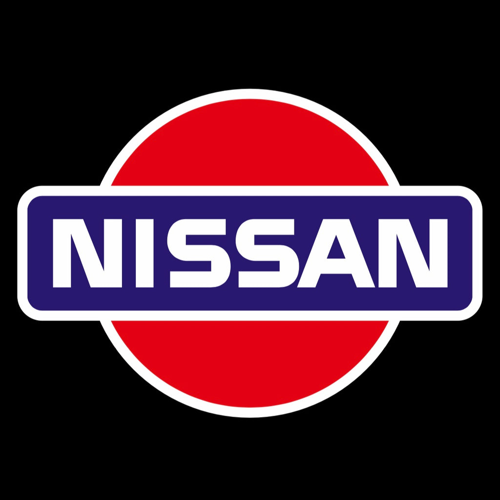 NISSAN PROJECTOT LIGHTS Nr.14(Menge 1 = 2 Logofolien /2 Türleuchten)