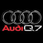 AUDI Q7 LOGO PROJECTOT LIGHTS Nr.49  (quantity 1 = 2 Logo Films /2 door lights）