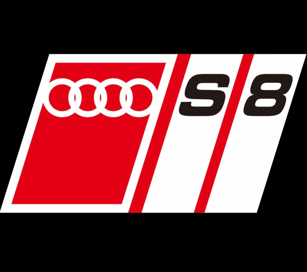 LUCI PROIETTORI LOGO AUDI Nr.149 (quantità 1 = 2 Pellicole Logo / 2 luci porta)